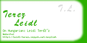 terez leidl business card